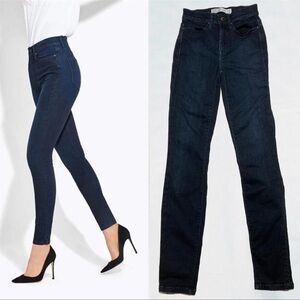 AYR The Hi-Rise Skinny Jaguar Legs Jeans W 28  L 30 Dark Wash Stretch Denim